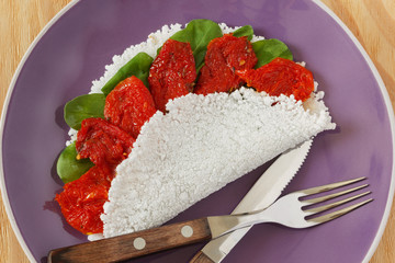 Casabe (bammy, beiju, bob, biju) - flatbread of cassava (tapioca
