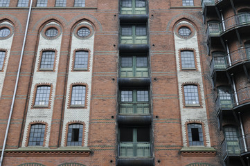 Obraz premium Speicherstadt, Hamburg, Hafen, Deutschland