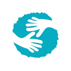 Handprint. Hand. Colorful. Background. Vector. Snowball.