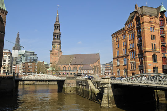 Speicherstadt, Hamburg, Hafen, Deutschland