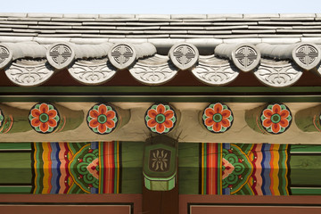 Seoul, Korean traditional architecture, sky, asian roof