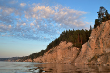 Picturesque, colorful autumn landscape.