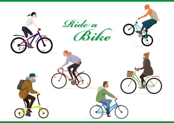 Ride a bike. Go green