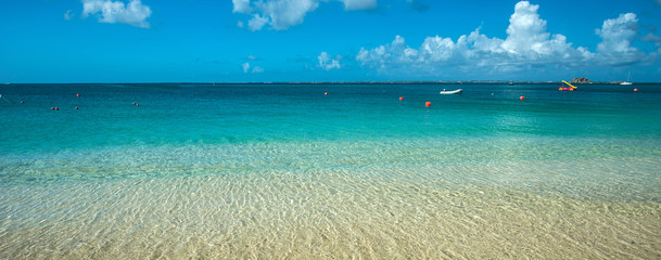 Grand Case beach, Saint Martin, French West Indies