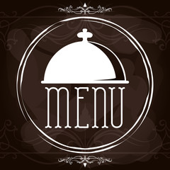 Menu and restaurant icons design 