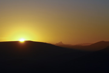 Fototapeta na wymiar Namib desert sunrise