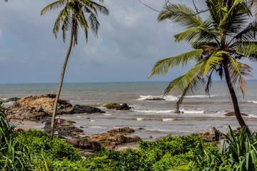 Wonderful nature of Vagator. Vagator, Arabian Sea, Goa.