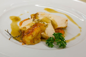 Chicken breast baked