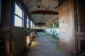 vecchia littorina epoca fascista ferrovie calabro lucane