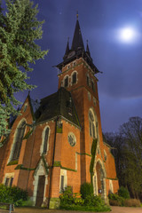 Typical evangelic church in Germany