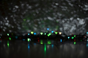 background with colored bokeh. Background to the Valentine's day