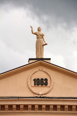 Obraz premium Drama Theatre in the city of Novokuznetsk