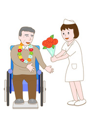 入院患者のお祝い