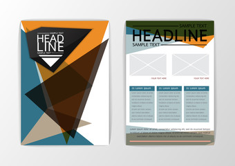 Abstract Cover Background design, Business Brochure, Template