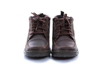 Leather boot