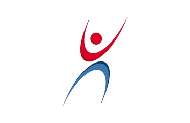 Obraz premium happy success logo