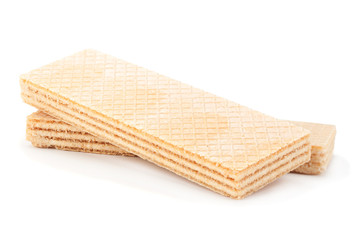 Wafers stick on white