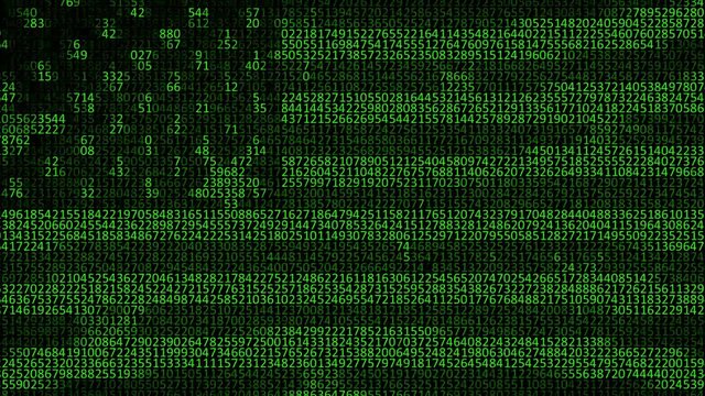 American flag with computer code. The concept of espionage