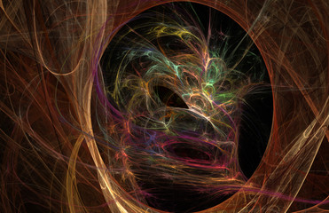 The ghost or an unknown form of life