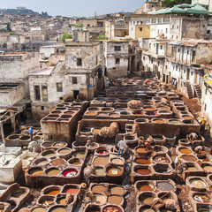 view of old medina in Fes