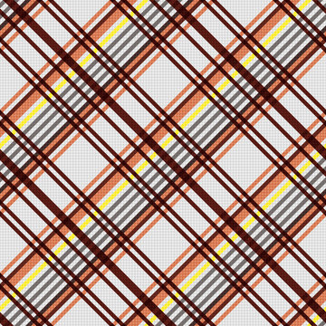 Diagonal seamless pattern in warm colors