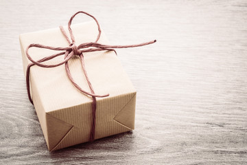 Brown gift box
