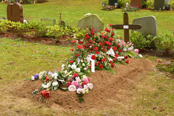Fresh grave