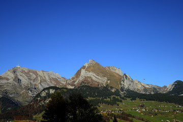 Fototapeta na wymiar Säntis - Toggenburg - Schweiz 