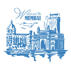 Obraz premium Mumbai, India Gate