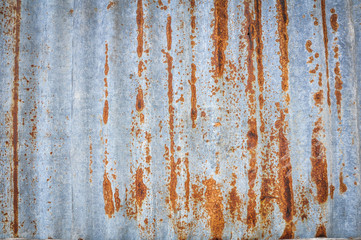rusty corrugated iron background