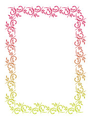 Abstract ornamental frame