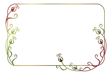 Abstract ornamental frame