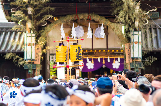 Tenjin festival,osaka,japan