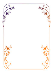 Abstract ornamental frame