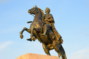 Obraz premium Monument to Peter the great 