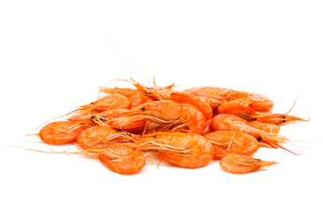 fresh shrimp isolated