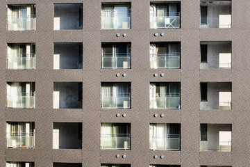 Japanese apartment building in Kyoto - Honshu - Japan - Asia