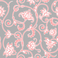 Vector ornamental seamless background.
