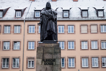 Obraz premium Albrecht-Dürer-Denkmal