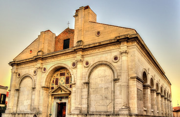 Fototapeta na wymiar Tempio Malatestiano, the cathedral church of Rimini