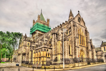 Fototapeta na wymiar Christ Church Cathedral in Dublin - Ireland