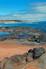 Cape Patterson East Kilcunda Beach tidepools in Victoria Australia