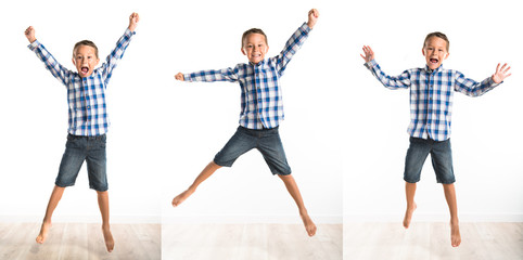 Obraz premium Kid jumping
