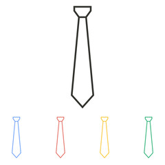 Necktie - vector icon.