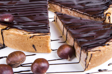 Maroons tart cake
