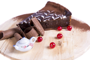 Chocolate tart cake