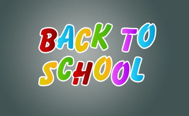 Back to School. Vector Illustration