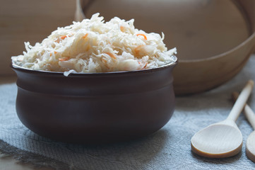 sauerkraut in a bowl