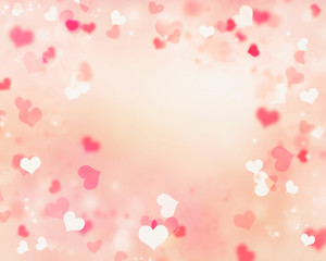 Valentine romantic frame  illustration background.