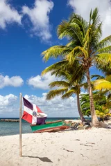 Papier Peint photo Caraïbes Caribbean beach in Dominican Republic